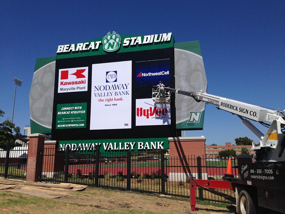 Bearcat Stadium Sign