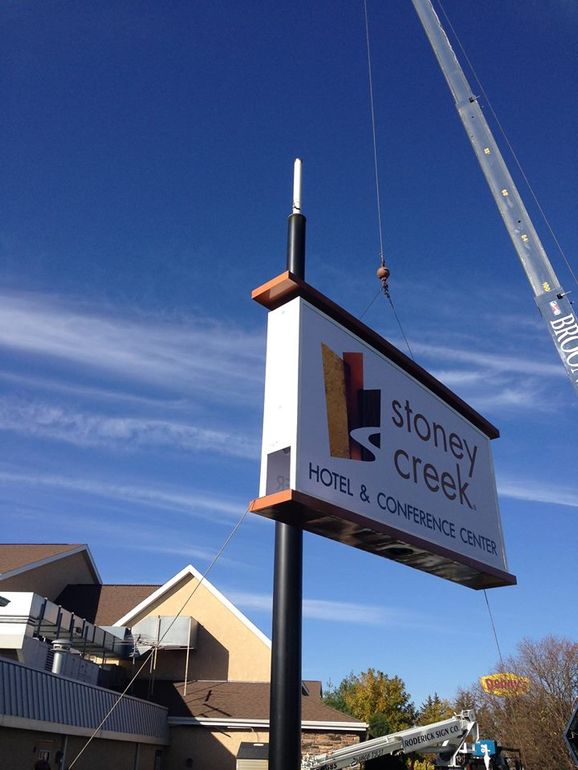 Stoney Creek Hotel Sign