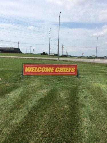 Welcome Chiefs Banner