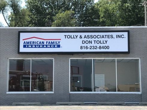 Tolly & Associates, INC. Building Sign