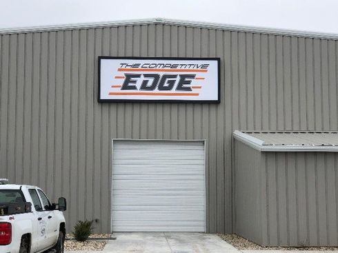 Competitive Edge Building Sign