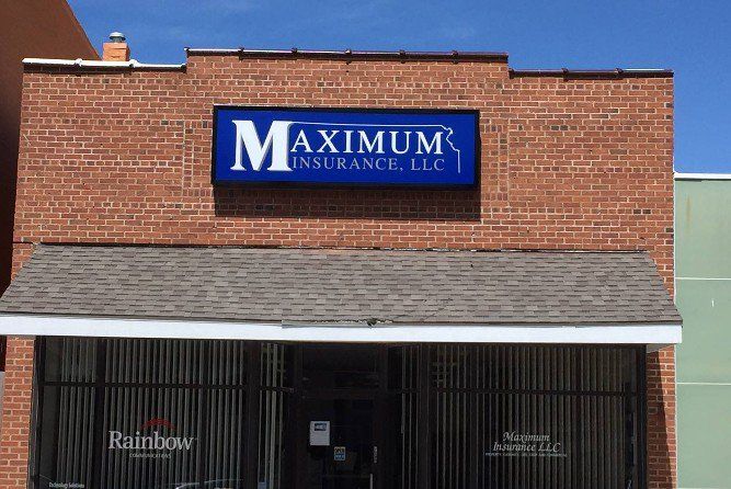 Maximum Insurance Building Sign