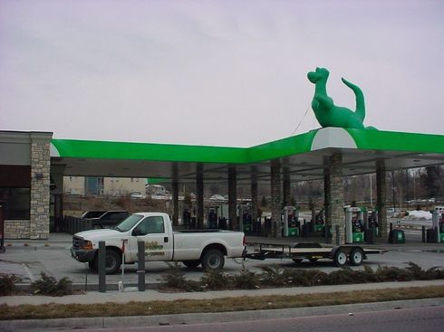BP Gas Station Canopy