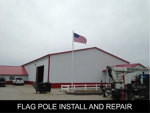 Flag Pole Installation