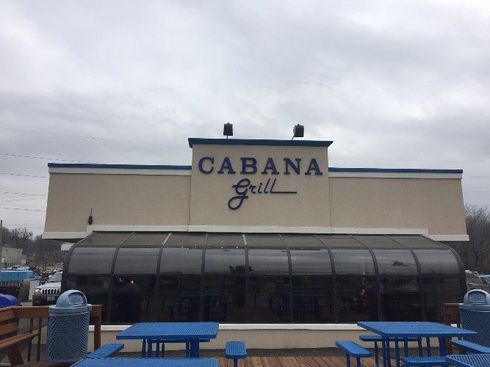 Cabana Grill Letters