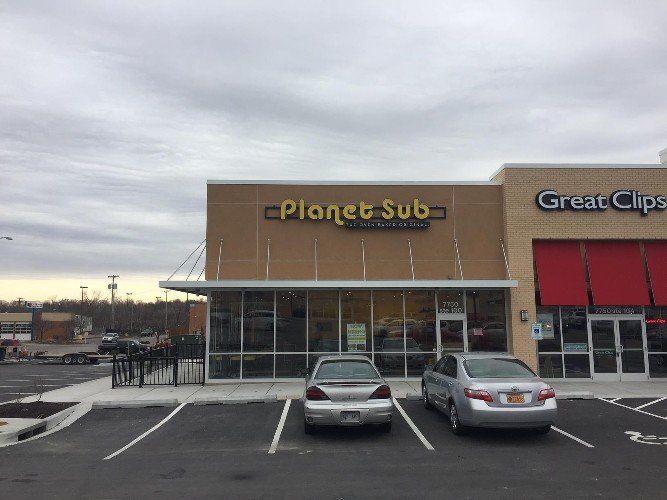 Planet Sub Building Letters