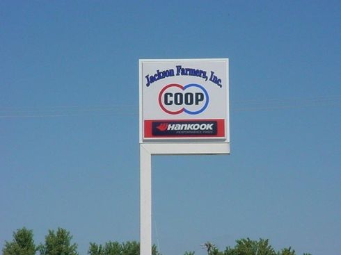 Jackson Farmers Co-Op Sign
