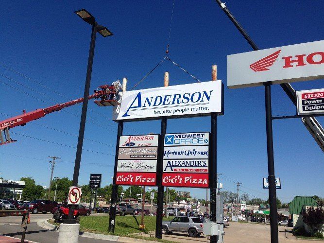 Anderson Pole Sign