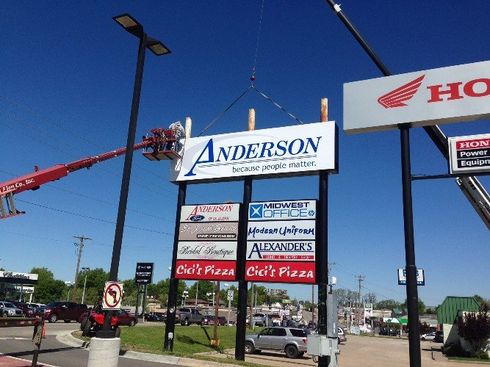 Anderson Pole Sign