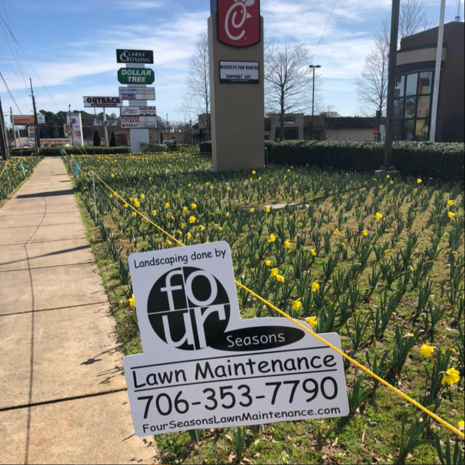 Four Season Lawn Maintenance Signage — Watkinsville, GA — Four Seasons Lawn Maintenance