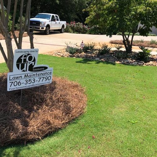 Holding Grass — Watkinsville, GA — Four Seasons Lawn Maintenance