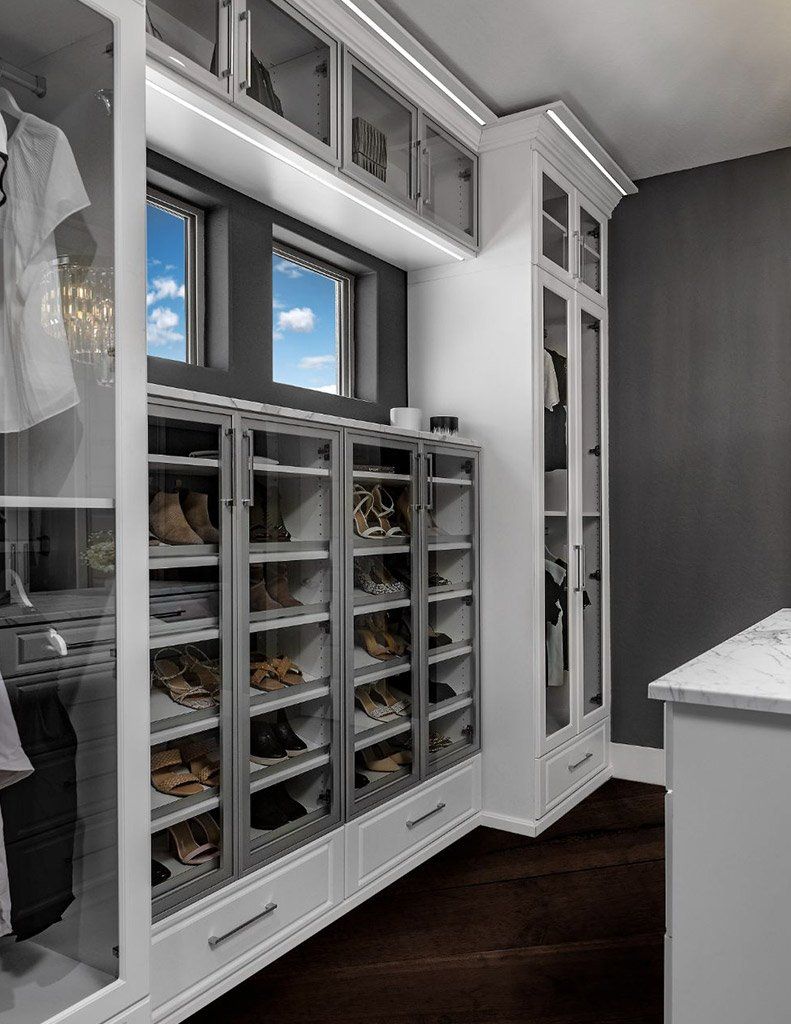 Custom Walk-In Custom Closet System