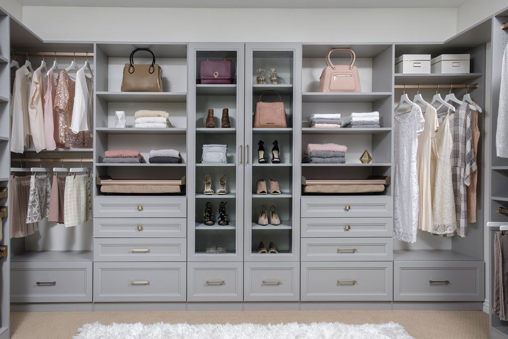 Custom Designed and Installed Walk In Closet System