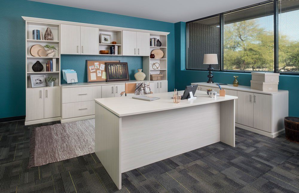 Custom Home Office Cabinet System