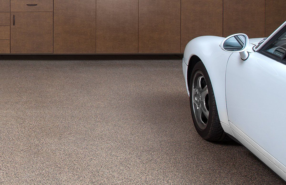 Decorative Chip Epoxy Garage Flooring