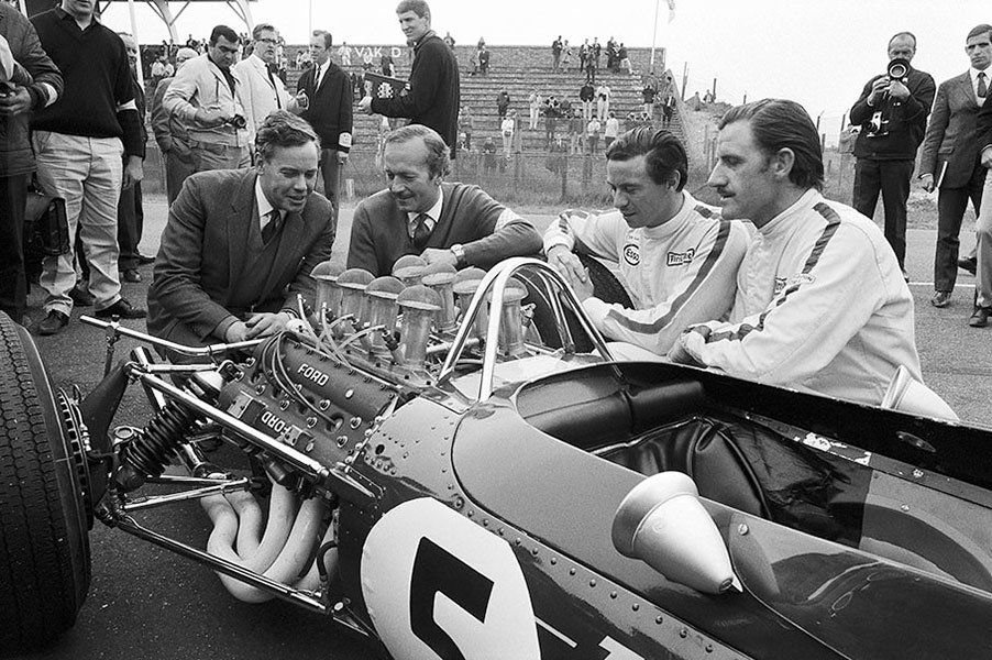 Keith Duckworth & Mike Costin & Graham Hill