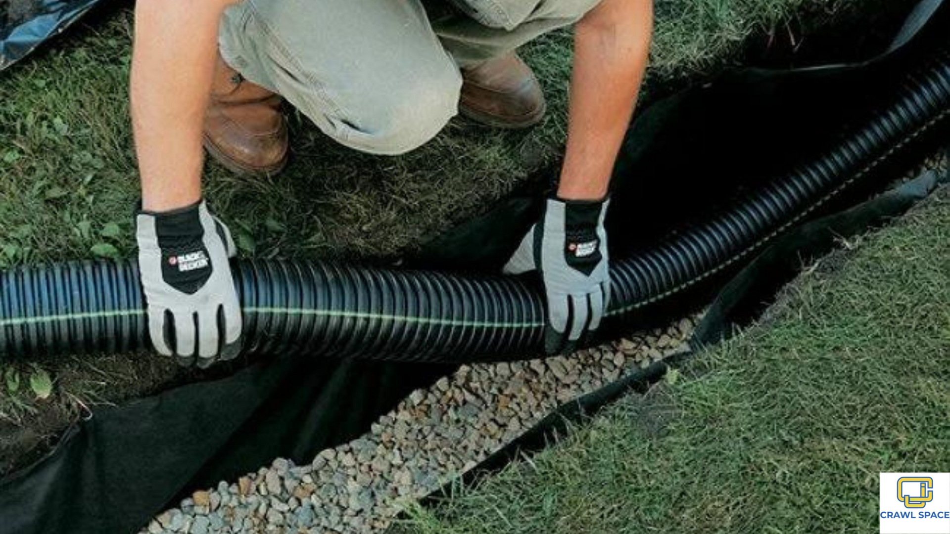 french drain installation