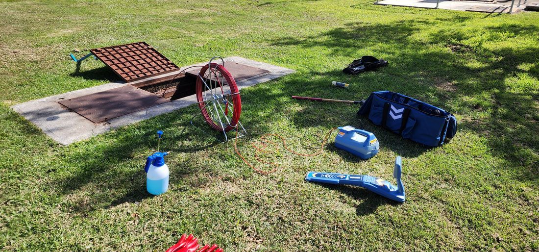 A Drain Inspection Tools on a Grassy Field — Found It Down Under in Gympie, QLD