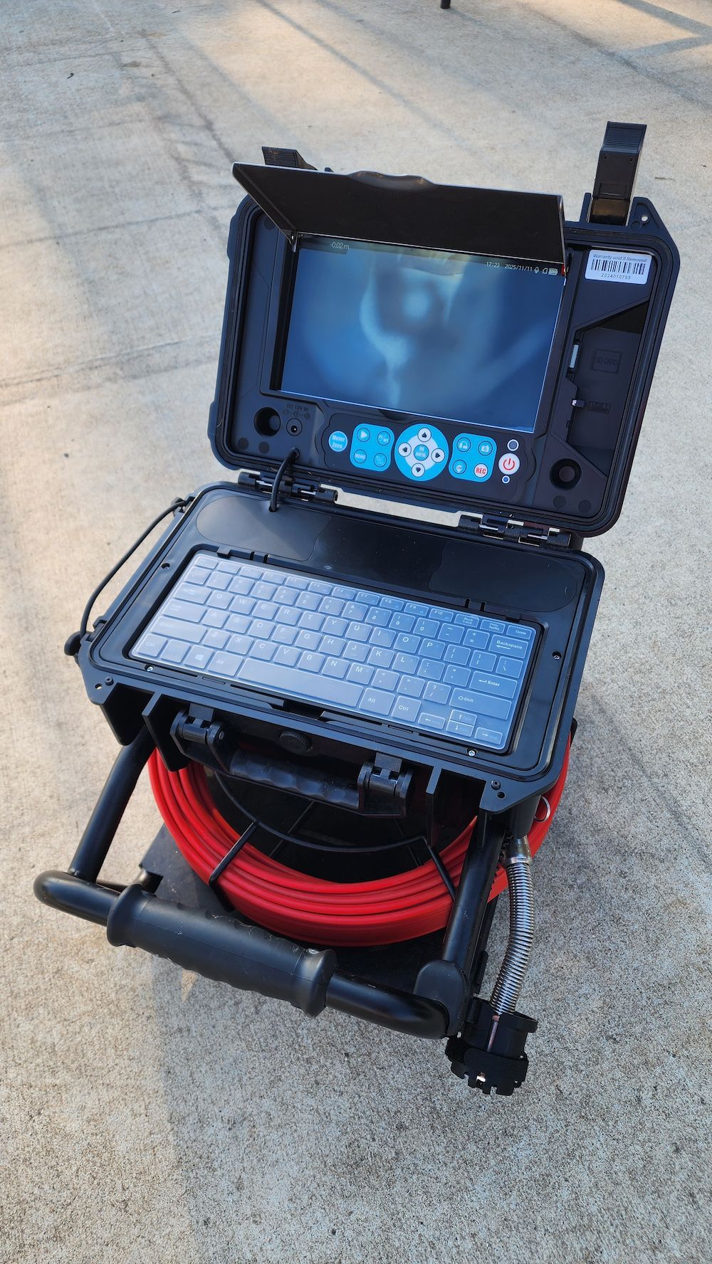 Portable Sewer Inspection Camera With a Red Cable Reel — Found It Down Under in Gympie, QLD