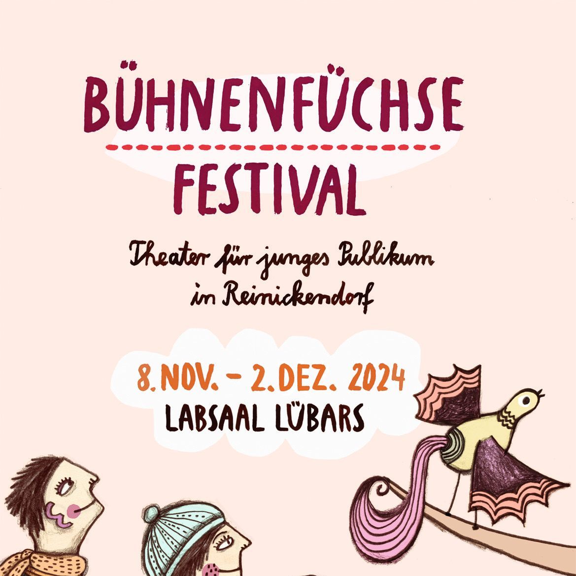 A poster for the bühnenfuchse festival in november