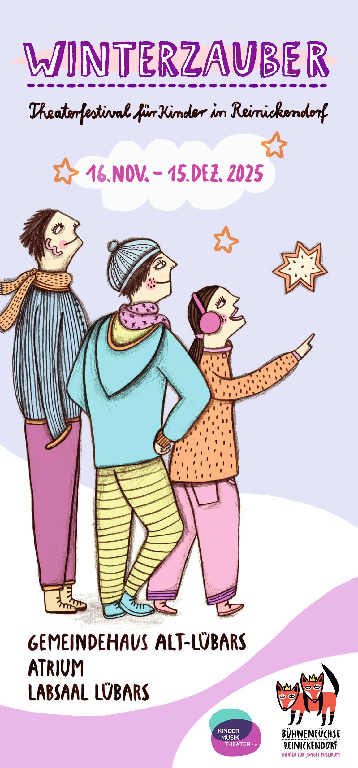 Ein Plakat für das Bühnenfuchse-Festival 2004