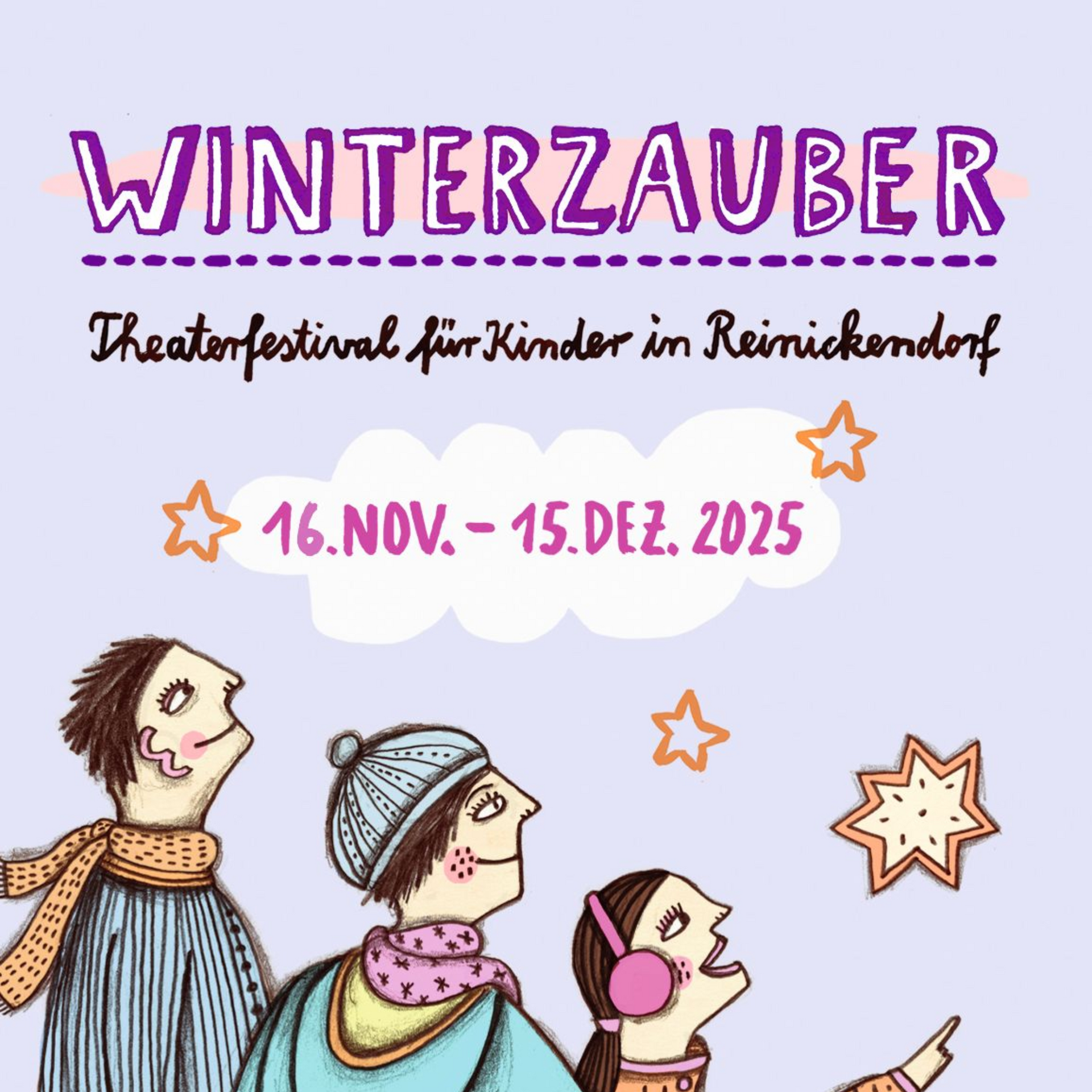 A poster for the bühnenfuchse festival in november