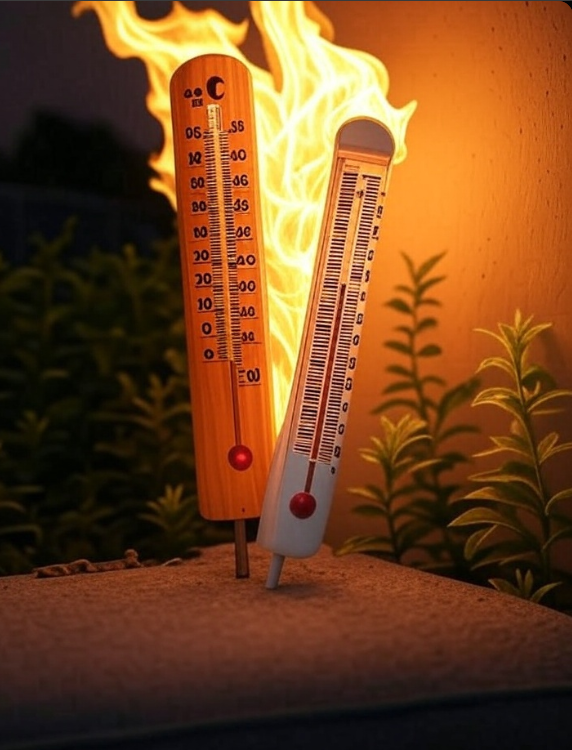 Thermometer toont warmste minuut ooit