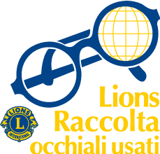 lions raccolta occhiali usati