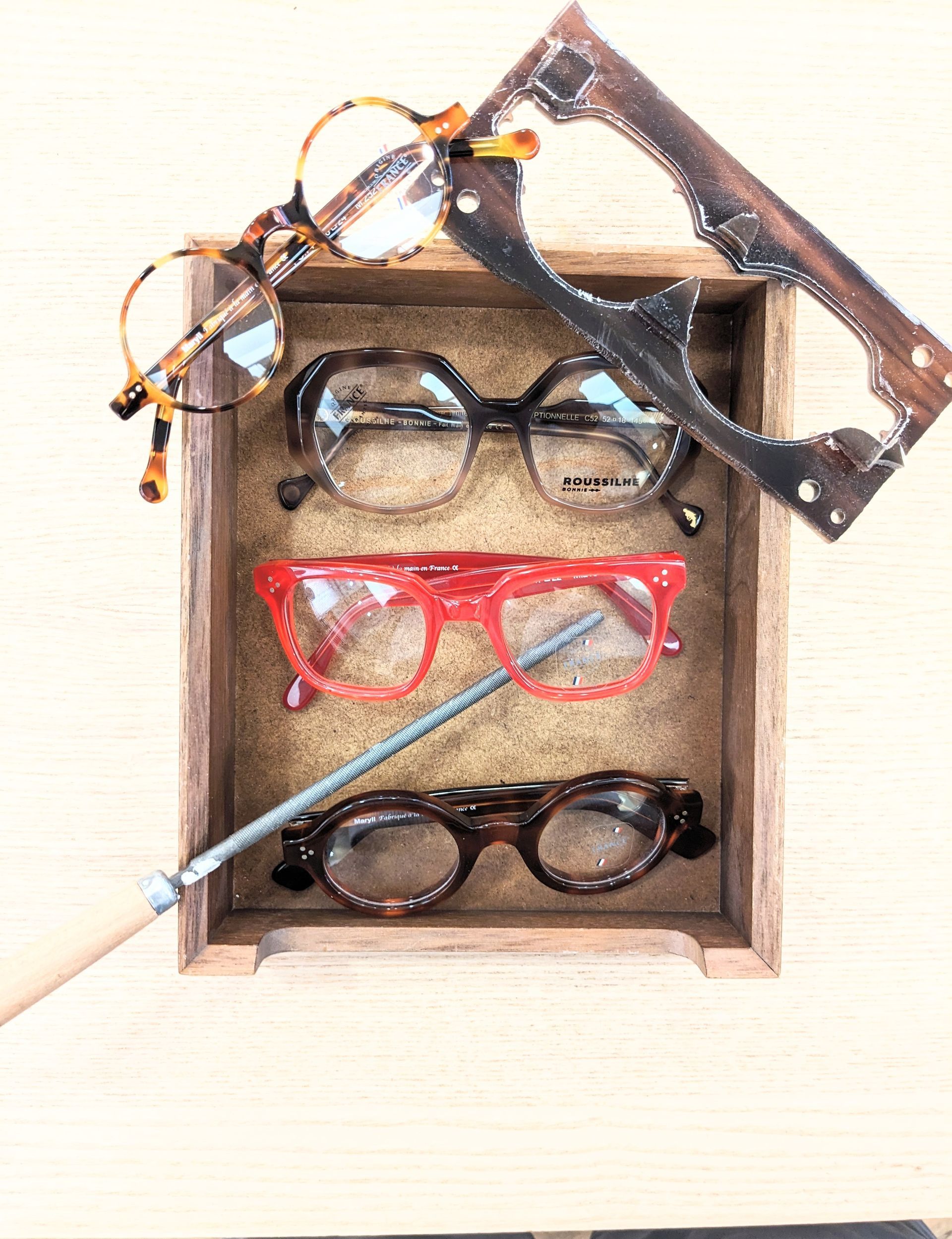 monture de créateur Artisans du Jura