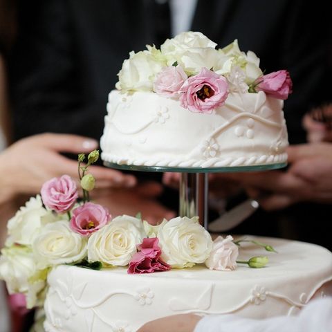 Cake with Flowers — Party Catering in Clearwater, FL