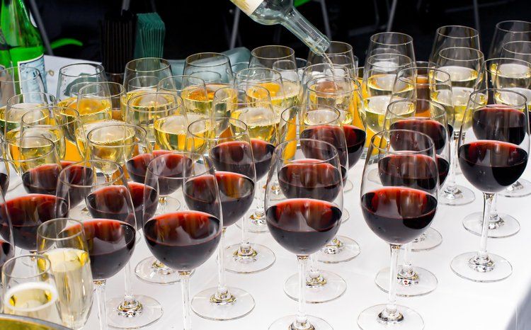 Wine Glasses — Corporate Catering in Clearwater, FL