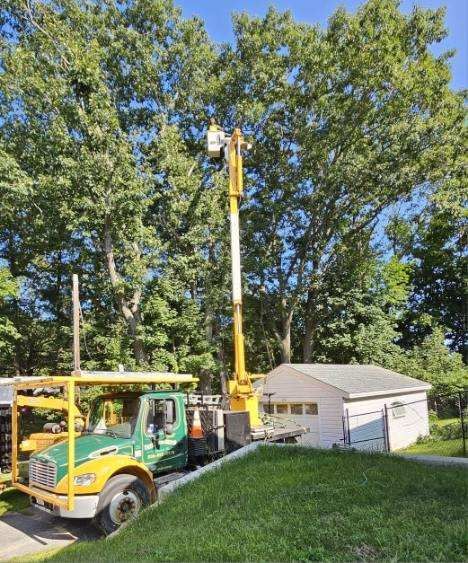 Tree Trimming Truck Images Four - Rutland, MA - Trees Unlimited