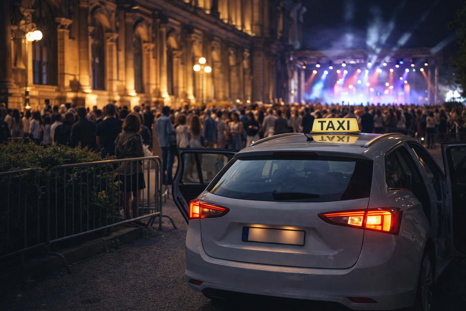 servizio taxi per cnti e concerti