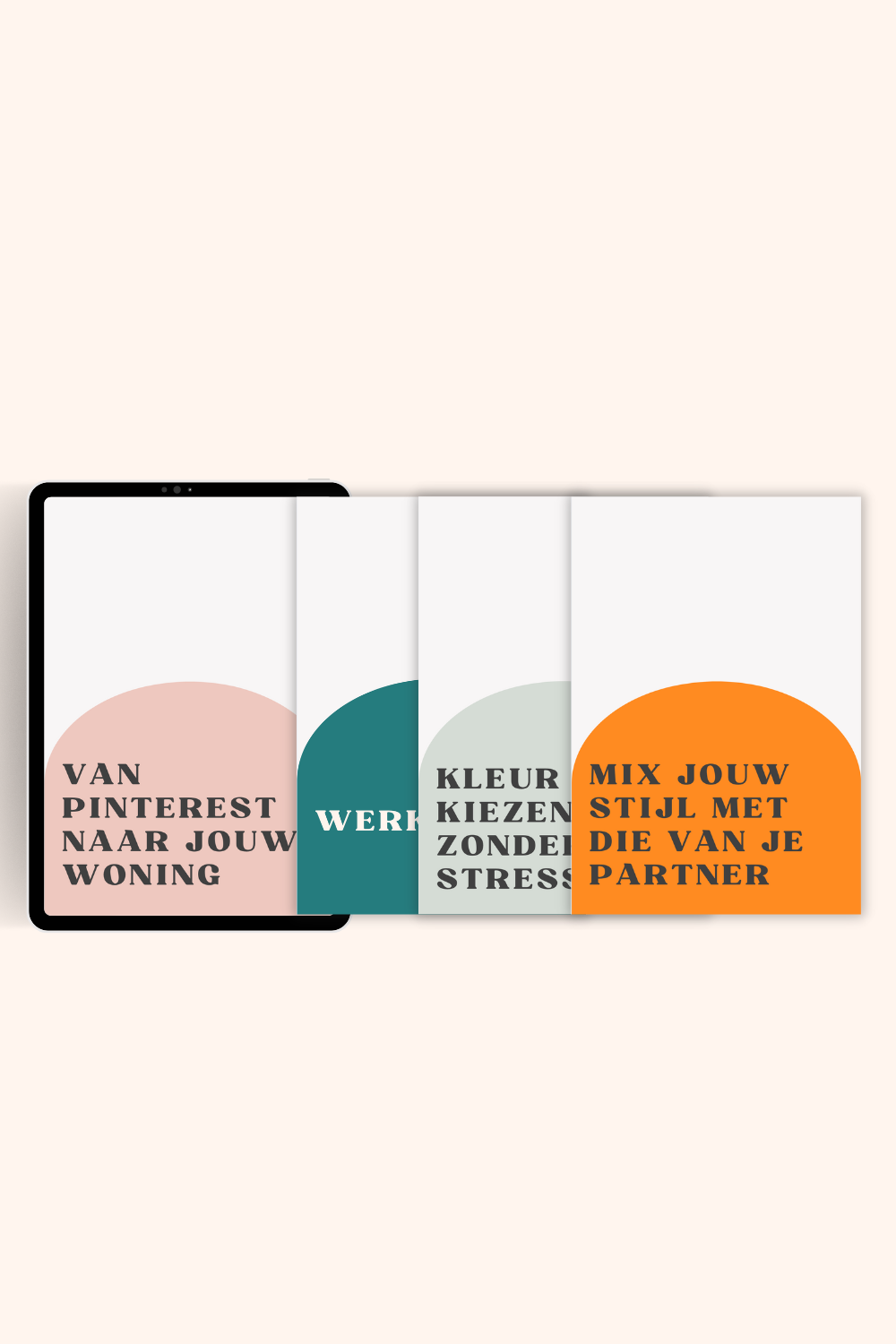 Pakket: focus op kleur gebruik en sfeer: 3 e-books + werkboek en checklist