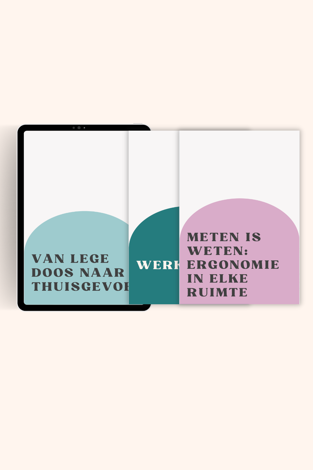 Pakket: focus op indeling en ergonomie: 2 e-books + werkboek en checklist