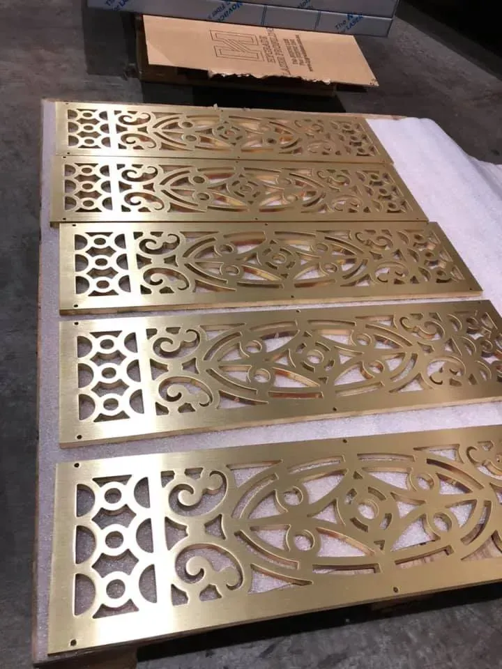 10.0mm brass laser cut project