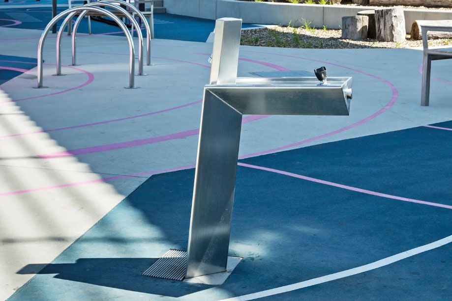 laser cut drinking fountain
