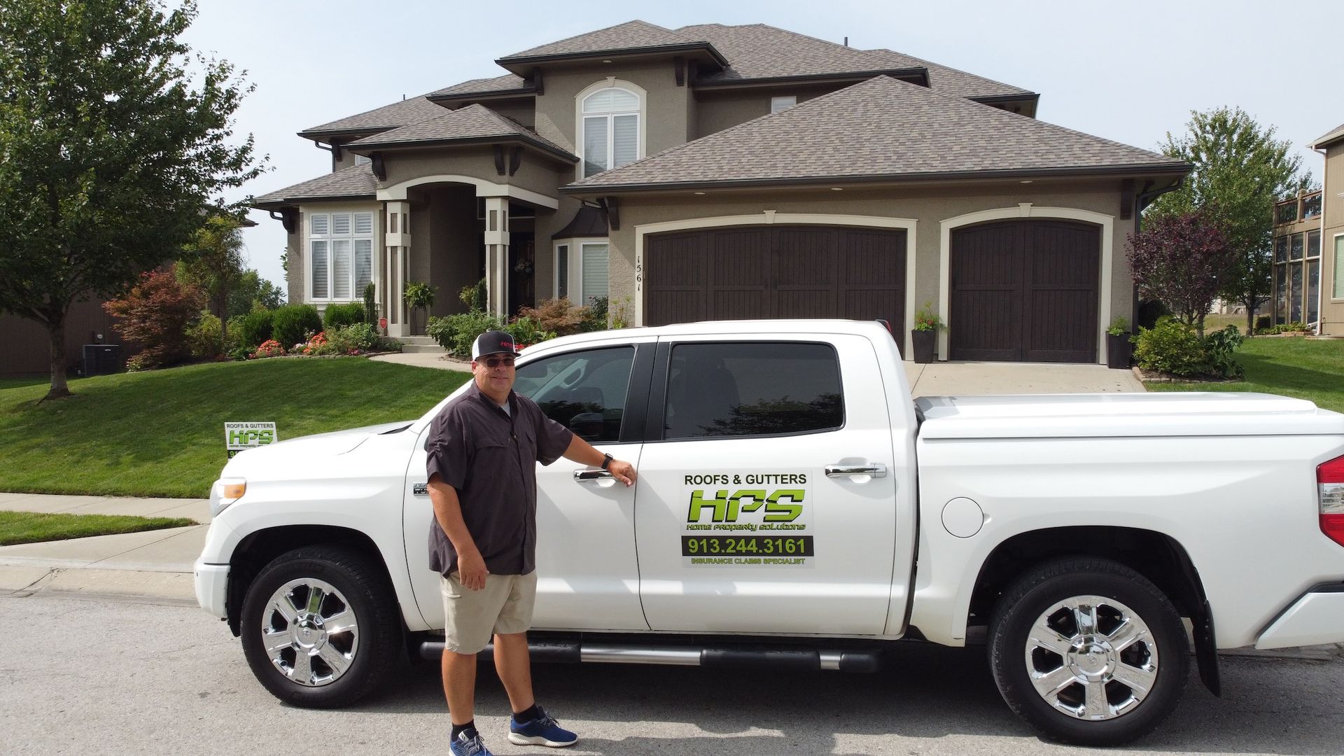 Mark Wood Near a Pickup Truck — Lee's Summit, MO — Home Property Solutions
