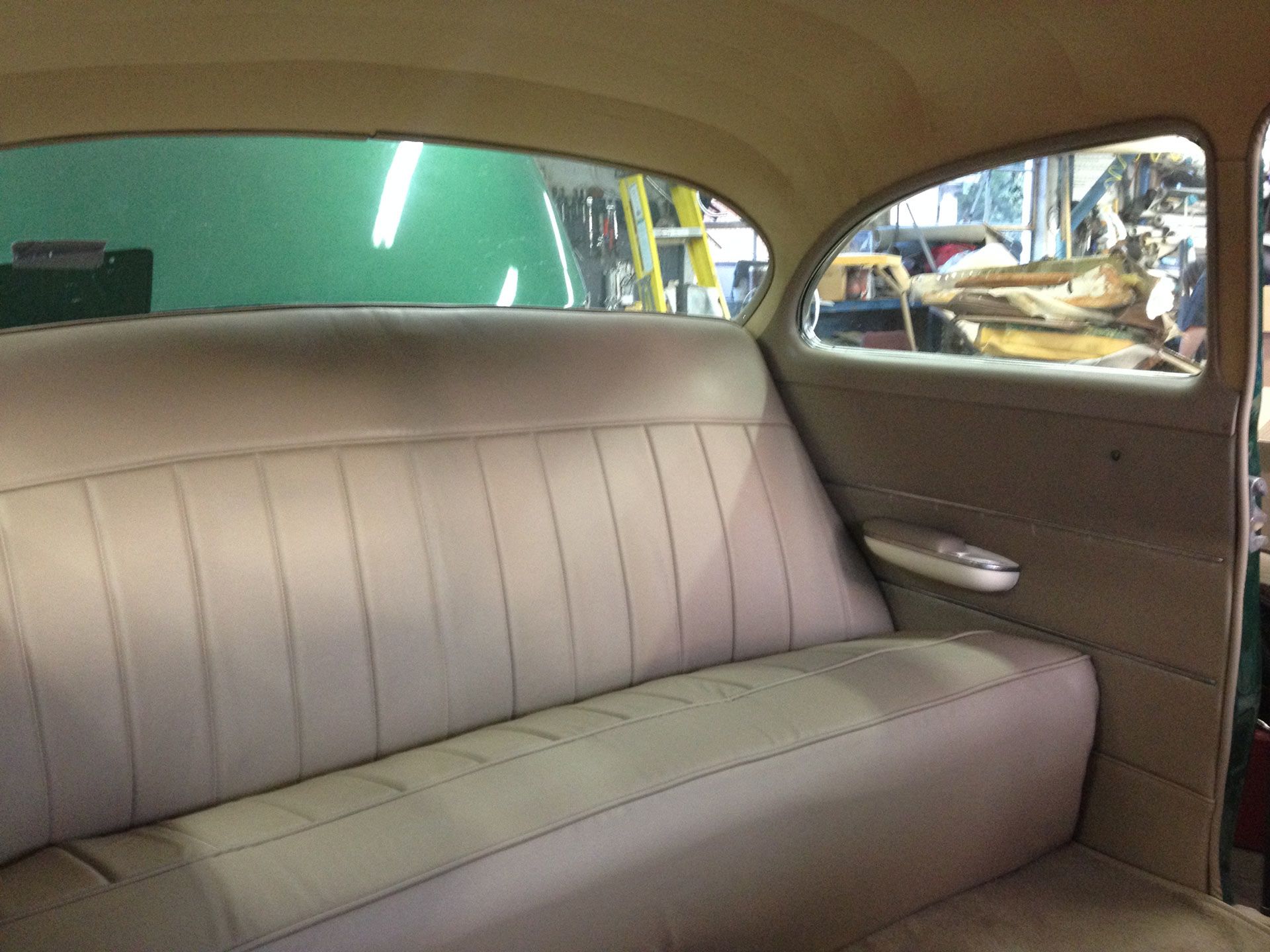 Upholstered car seat