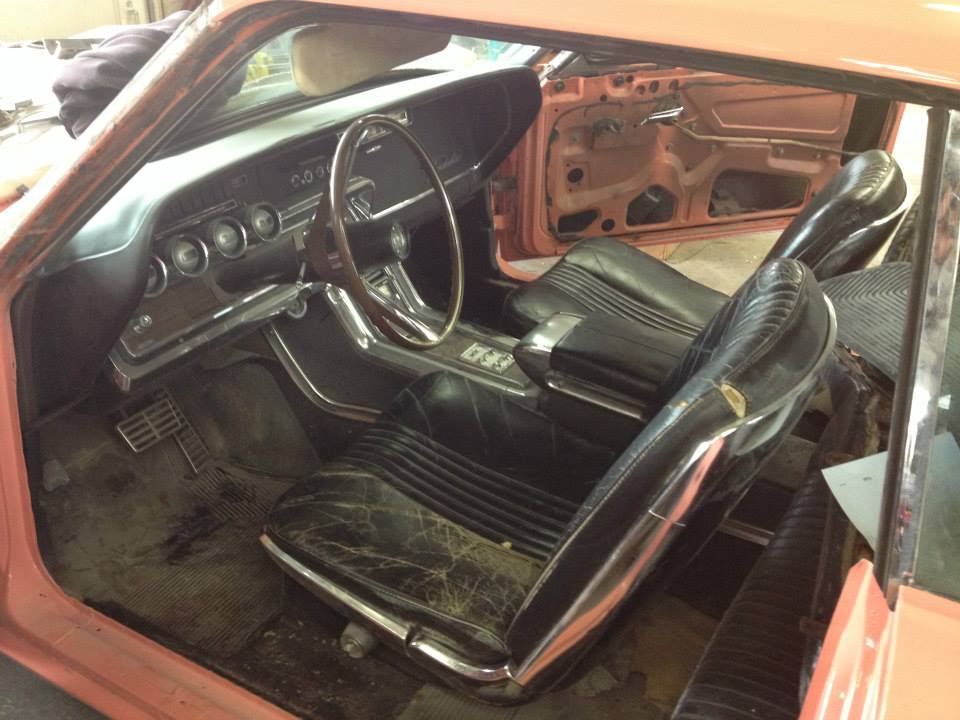 64 Thunderbird Front Seats Before