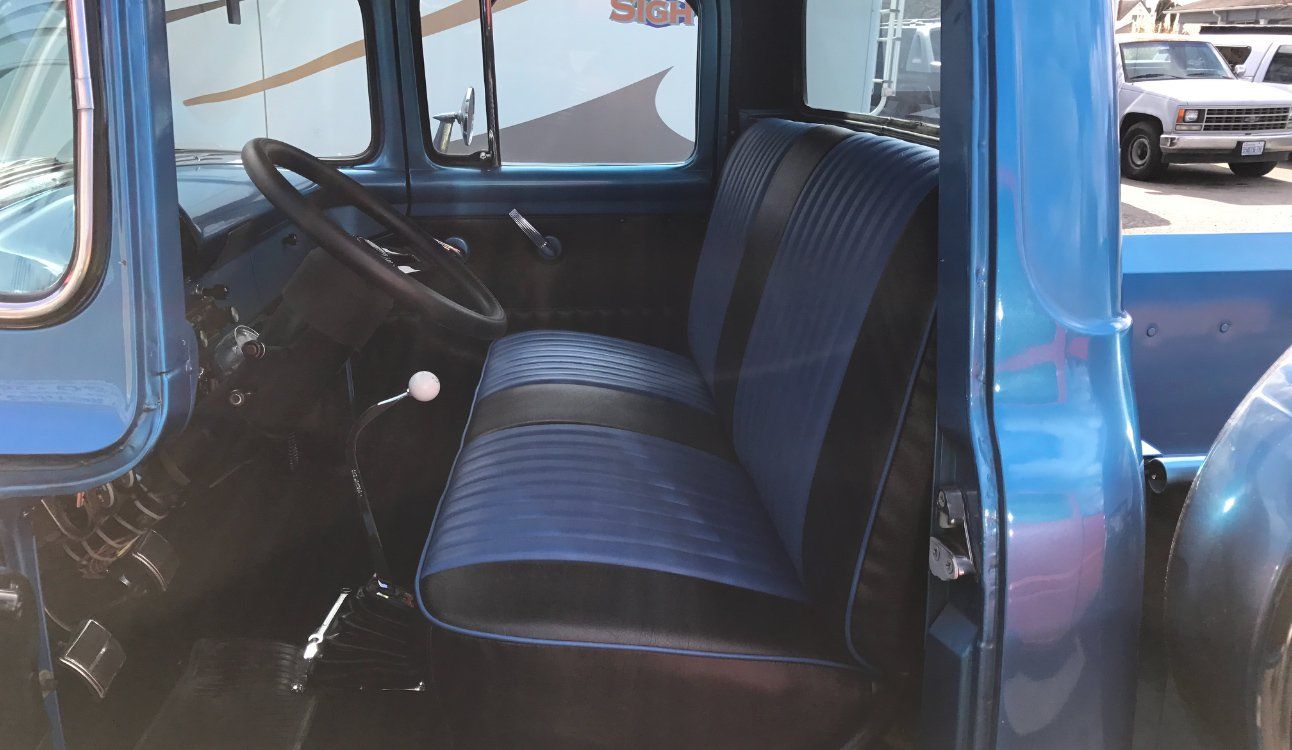 Upholstered car bench seat