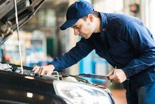 Mechanic at work—Auto Inspection in East Windsor, CT