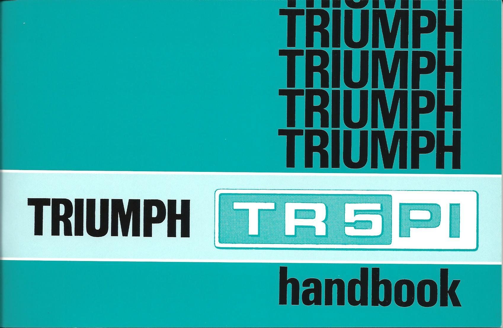 Triumph TR5 handbook