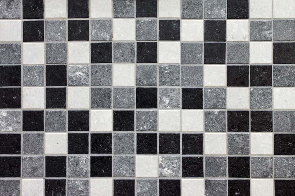 A Close Up of a Black and White Checkered Tile Wall — Northern Tile Gallery in Winnellie, NT