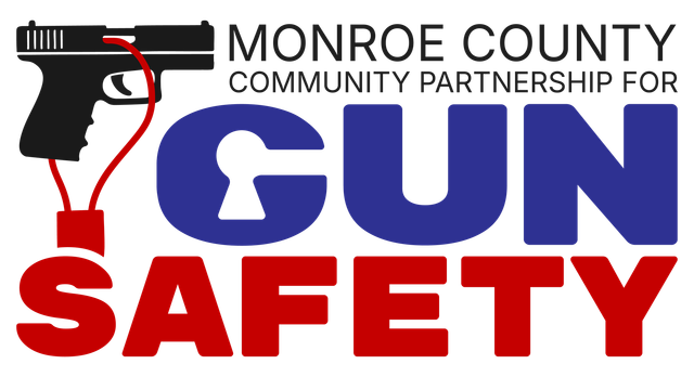 Monroe County Community Partnership for Gun Safety logo 