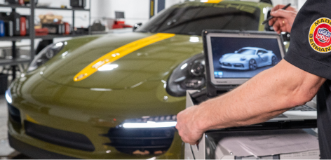 Green sports car  | Adler Rennsport