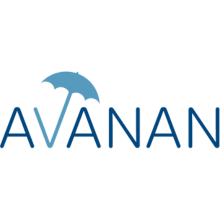 A logo for a company called avanan with an umbrella in the middle.