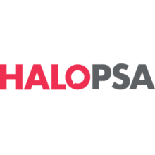 The halo psa logo is red and black on a white background.