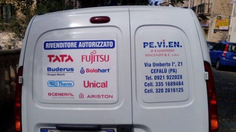 Pubblicità su furgone