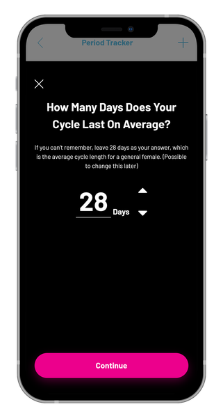 The Geordie Vegan App Period Tracker